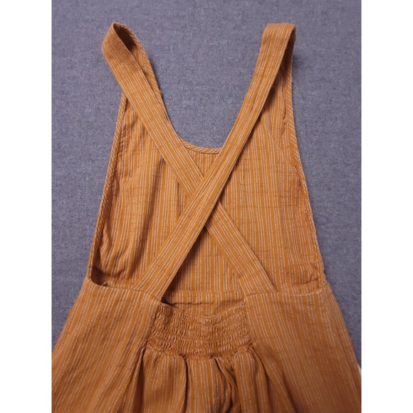 Ace & Jig Maxi Dress Womens Small Burnt Orange Striped Smocked Tank Boho India - Picture 3 of 10